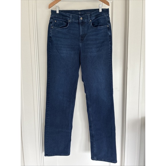7 For All Mankind Other - Seven 7 For All Mankind Austyn Mens Straight Jeans Denim 33x33. Dark Wash
